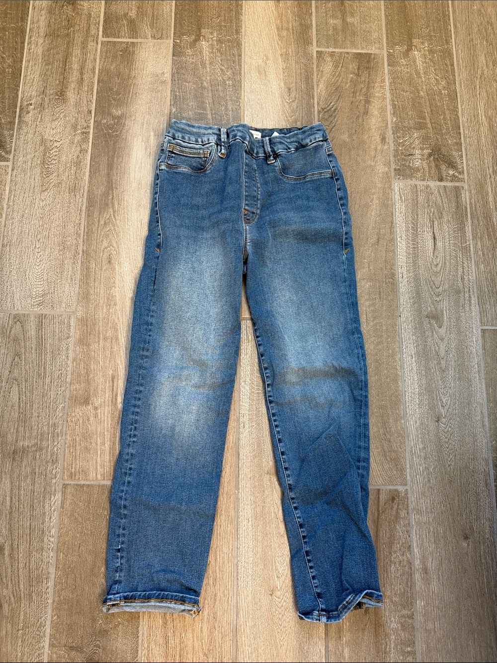 Good American no zip Blue Jeans - Versatile Everyday Denim